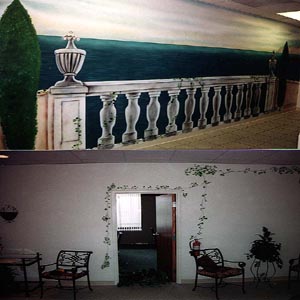 Roman Vines Murals Cincinnati Makeup Artist Jodi Byrne